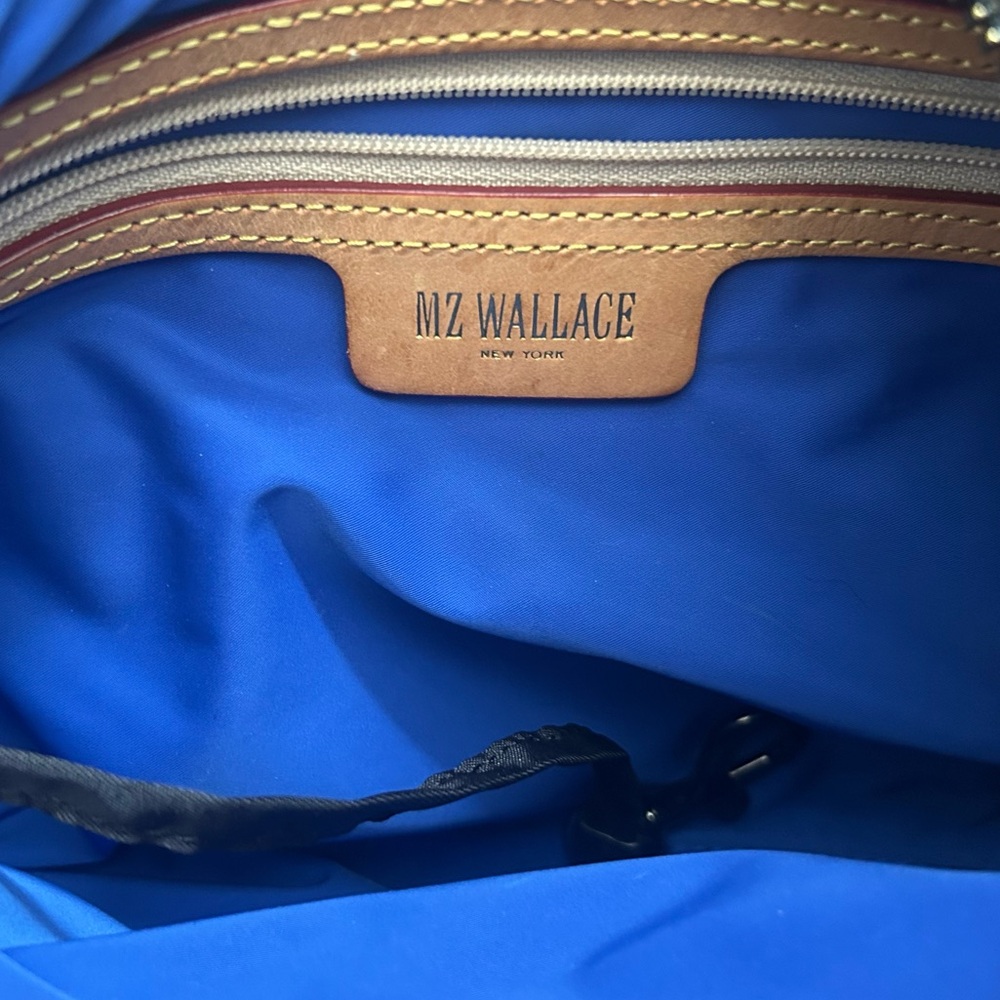 MZ Wallace Bowery Small Black Shoulder Bag with Chain Detail, 100% Authentic - Picture 8 of 9